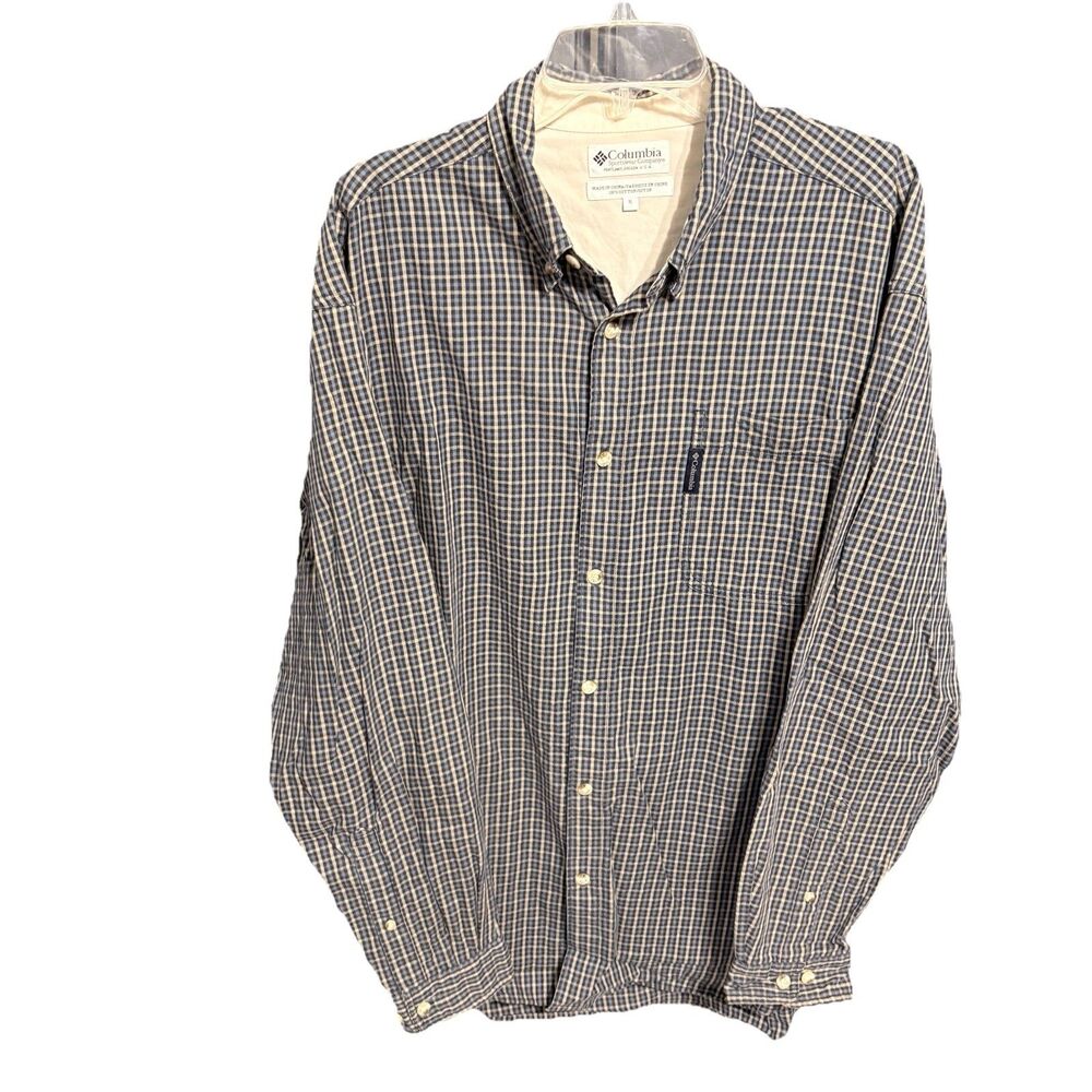 Vintage Columbia Sportswear Plaid Button Down Shirt - Men’s XL - 100% Cotton